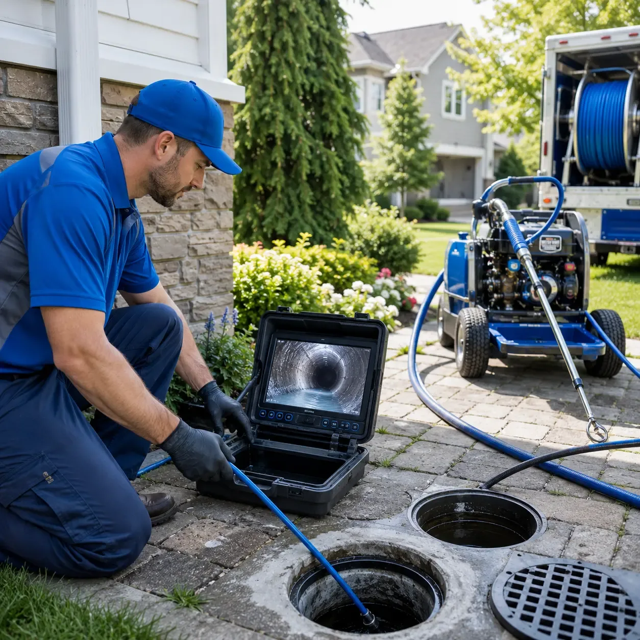 Outdoor drain cleaning professionals serving Stanton, MI