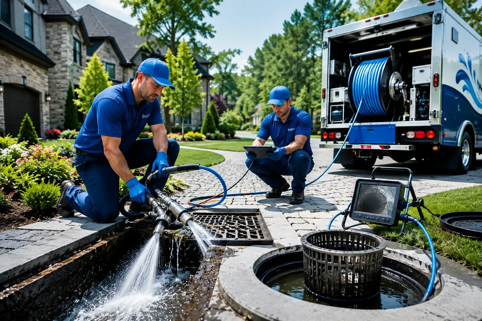 Local outdoor drain cleaning professionals in Stanton, MI